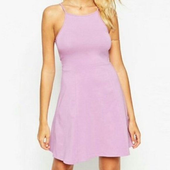 ⭐️HOST PIC⭐️ASOS Lilac Halter 90s Dress Plus Size - Picture 7 of 8